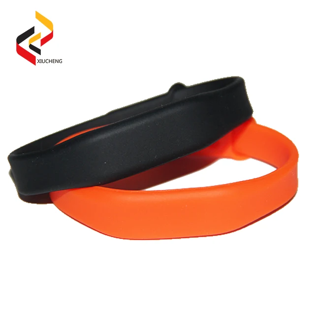 ISO14443A/ISO15693 RFID 13.56Mhz NFC Wristband Silicone Bracelets