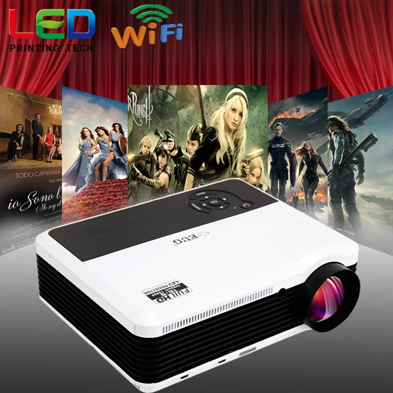 Беспроводной проектор поддерживает андроид 4.2 3600 люмен мини из светодиодов проектор