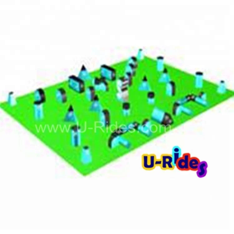 40-Piece XPSL Inflatable Paintball Bunkers Package for 7-Man Competitive CS Paintball Battles for Exciting Paintball Battles