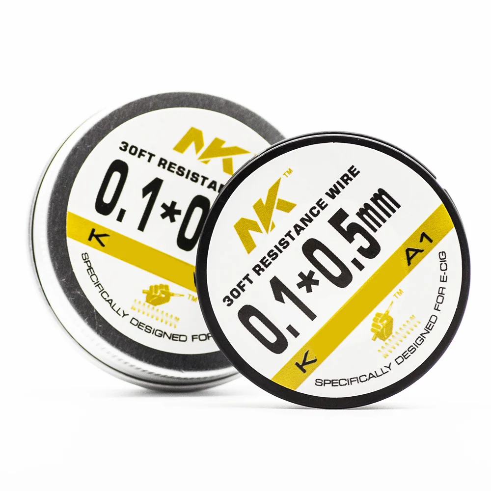 NK premium electric resistance wire 0Cr25Al5 30ft 0.1*0.5mm ribbon wire ka1 heating alloy element flat coil wire