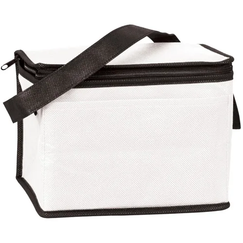 
non woven Thermal Lined Reusable 6 pack can Wine Cooler Bags 