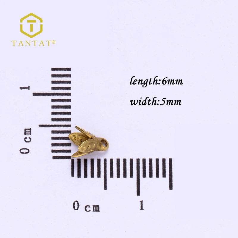 Free Samples Gold plated Filigree Flower Shape Bead Caps For DIY Jewelry Making