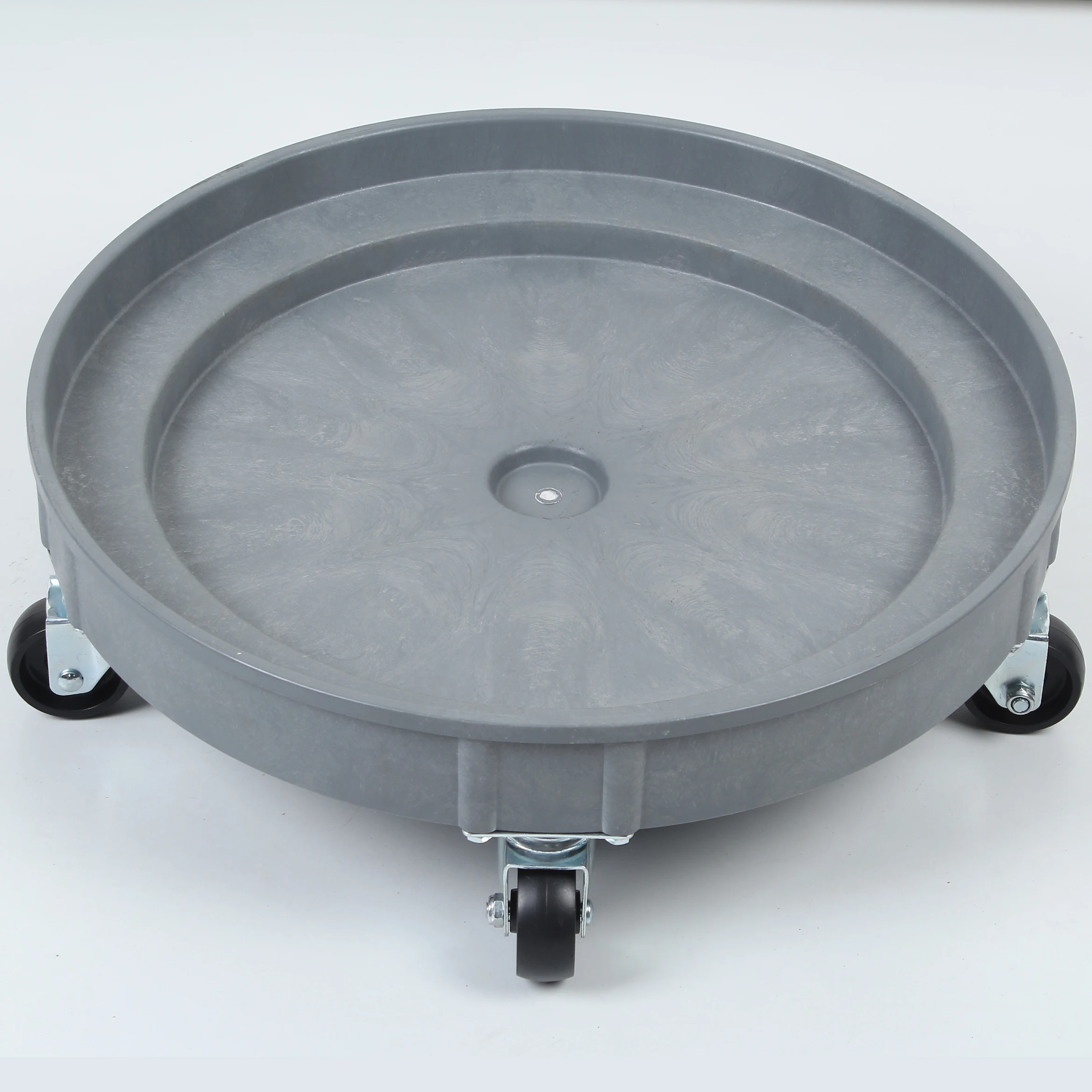 
plastic round moving drum dolly 