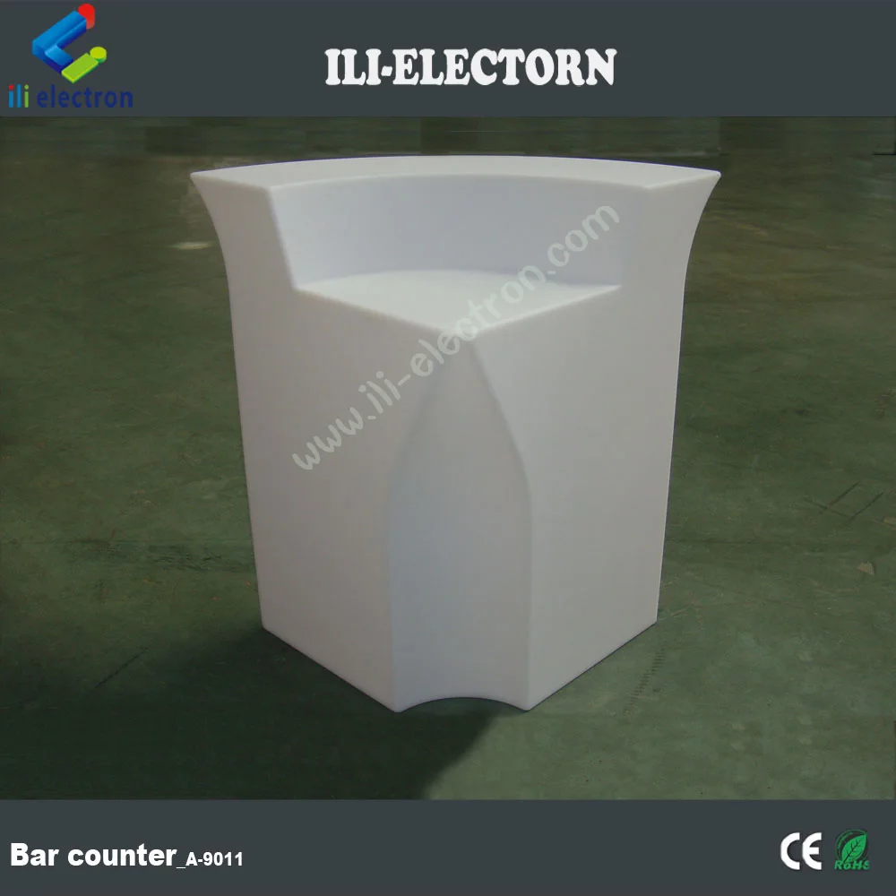 CE /ROHS certificate portable illuminated led straight wine bar counter