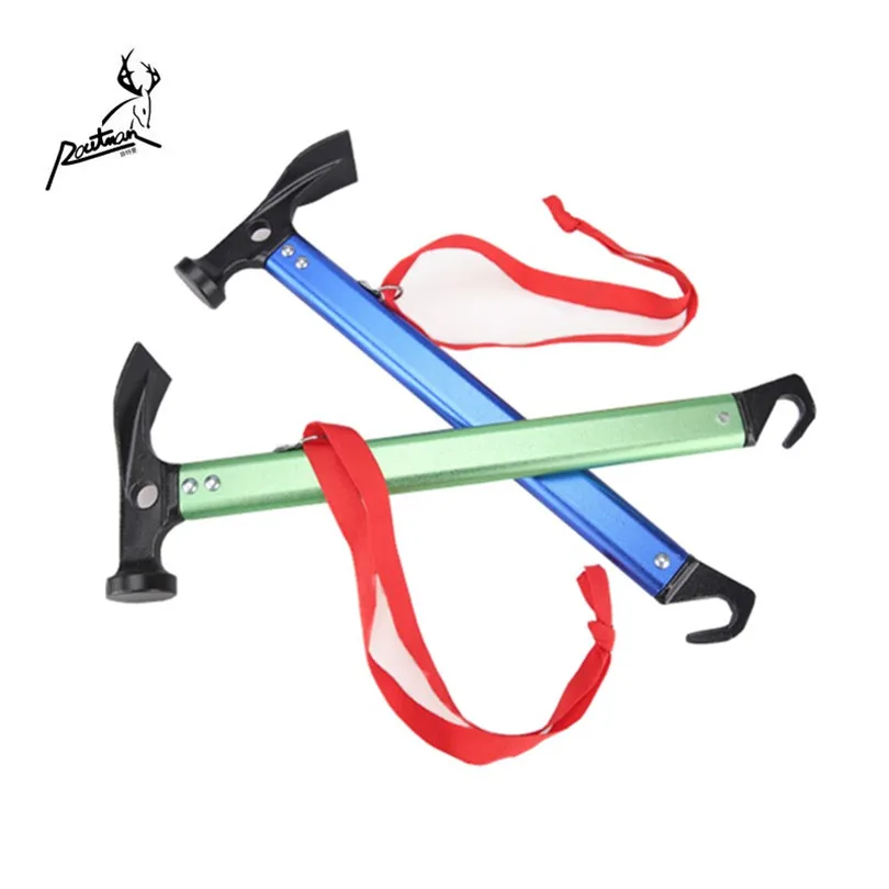
RO-23 ROUTMAN Chipping Hammer With Aluminum Alloy Handle Outdoor Camping Portable Handle Hammer 