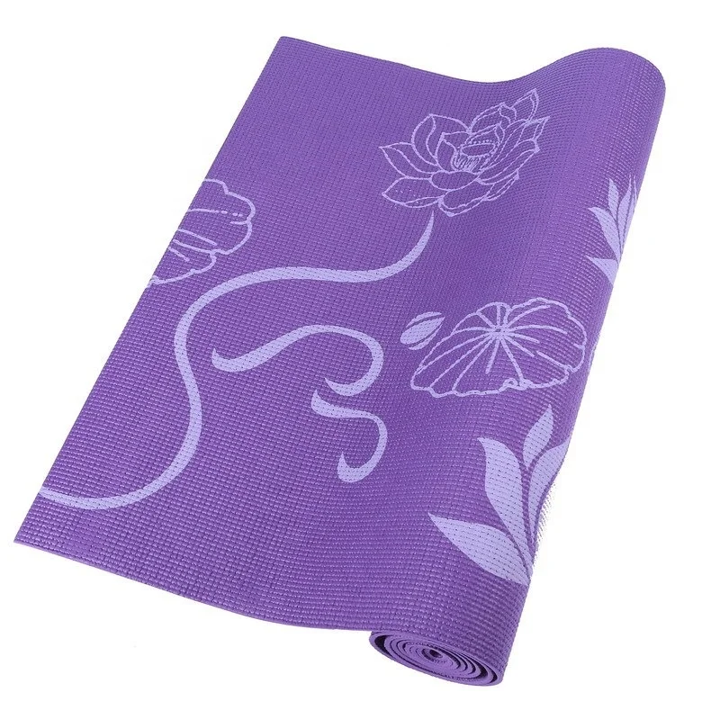 Custom Printed Logo Eco Friendly Fitness Exercise Pvc Yoga Mat Cheap Sale