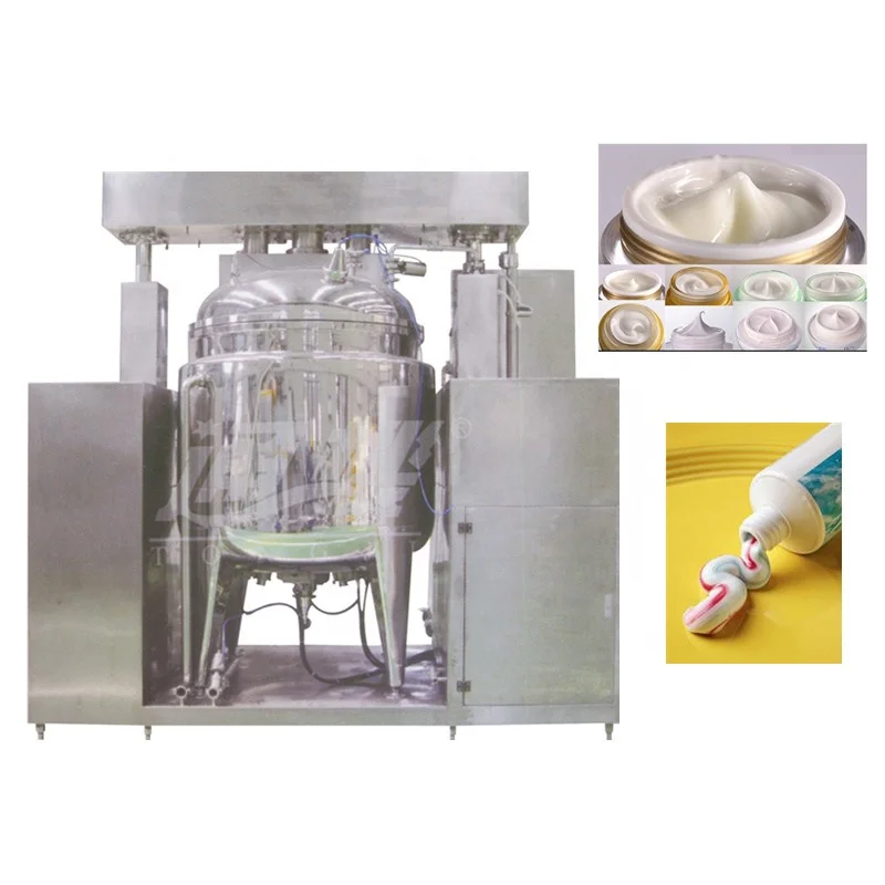 Cosmetic cream emulsifying machine equipment for production of toothpaste