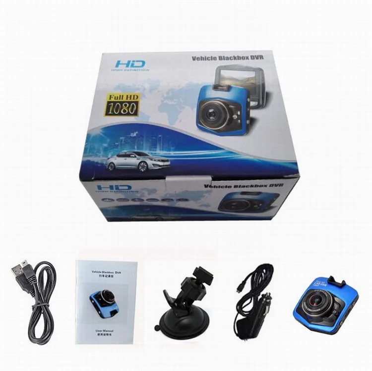Portable FHD Car DVR Dash Cam FHD Camcorder Dashboard GT300 1080P Mini Full HD Car Video Recorder Mini Auto Camera Night Vision
