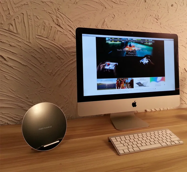 
Fast Charge Wireless Charger Stand Qi Standard for iPhone Samsung Galaxy 