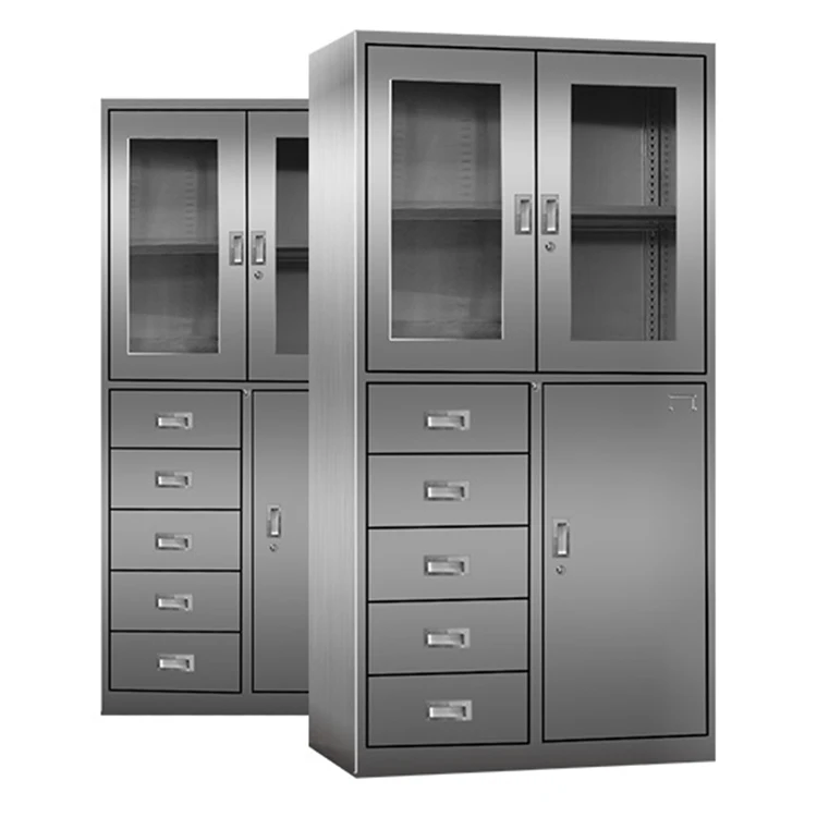 
stainless steel medical cabinet in clean room hospital 