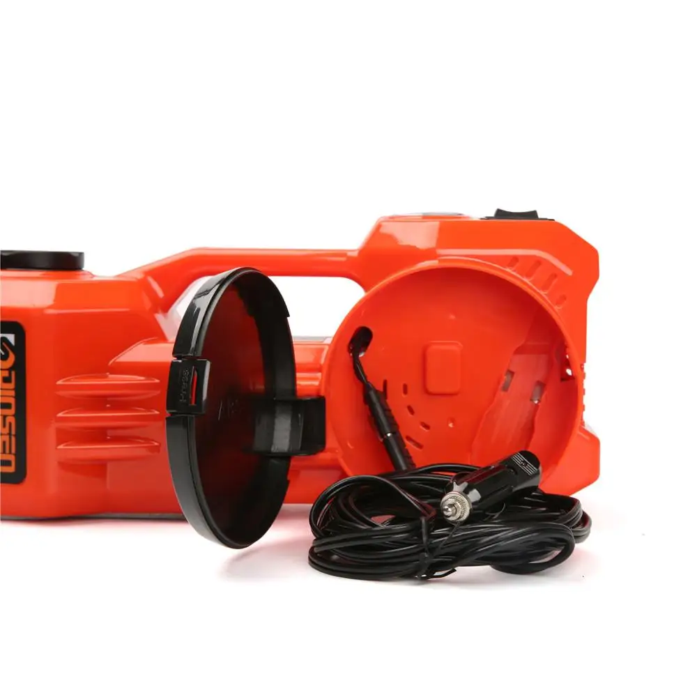 portable 12v dc car jack with inflator