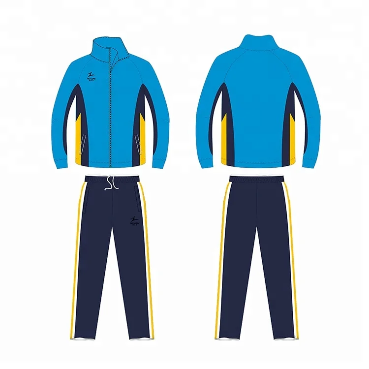 Top Design Tracksuit Sublimated Plain Tracksuit Men Sweatsuit Sports School Uniform Tracksuit
