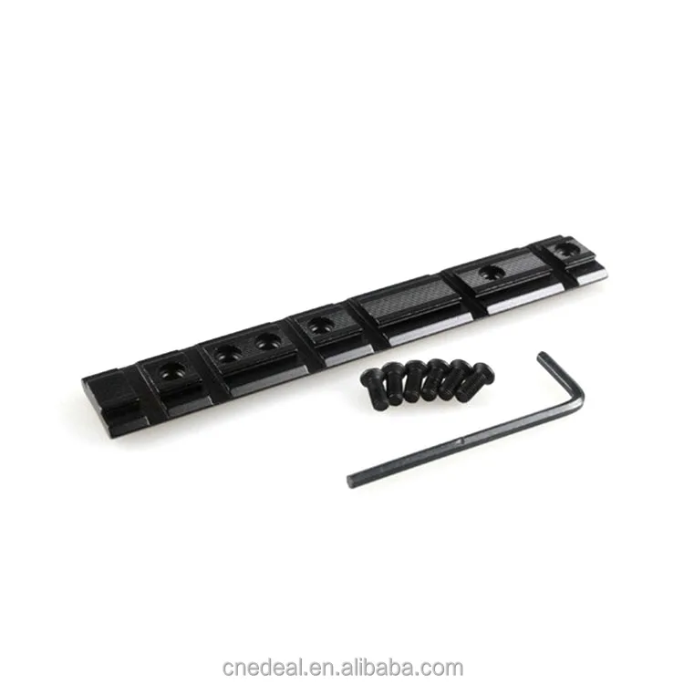 Jialitte Manufacturer Airsoft Accessories 120mm top rail 20mm Picatinny Weaver 11mm Dovetail Base rail Scope Mount