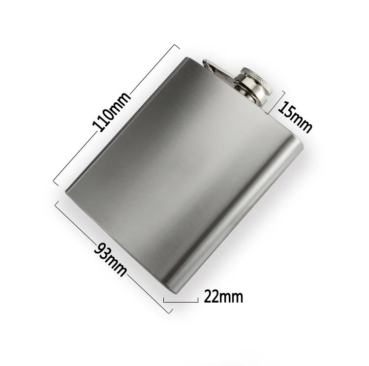Stainless Steel hip flask Whiskey Alcohol pocket flask wine bottle flask 4oz,5oz,6oz,7oz,8oz,9oz,18oz  flachmann charger