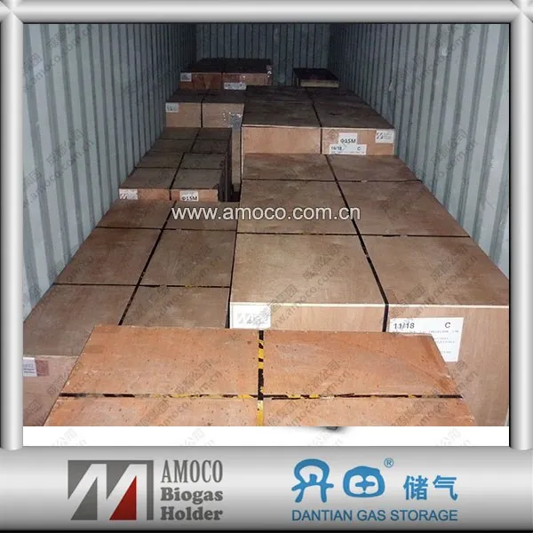 Double Membrane bioreactor storage dome for biogas plant