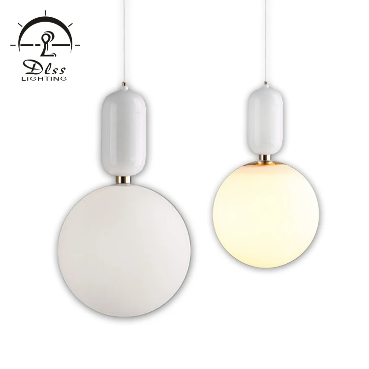 
Hot Sales G9 Pendant Lamp Iron Glass Material Small Cute Ball Chandelier 