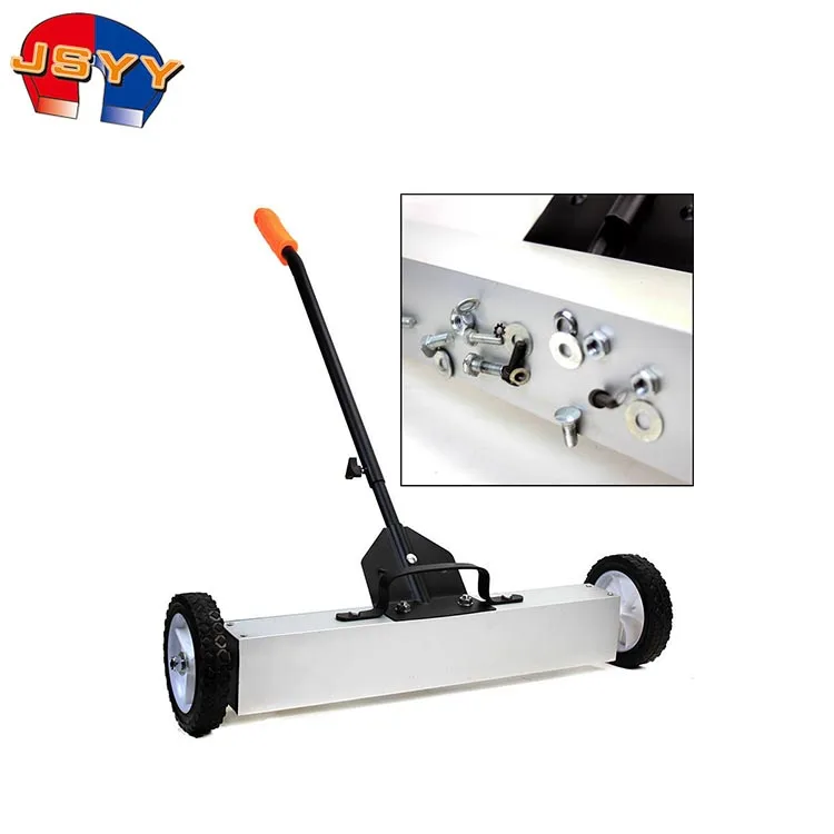 36 inch Magnetic Floor Sweeper Pick up Iron Scrap With Release Handle