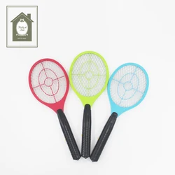 Custom Popular Plastic Battery Electric Fly Swatter Mosquito Trap Swatter killer Racket