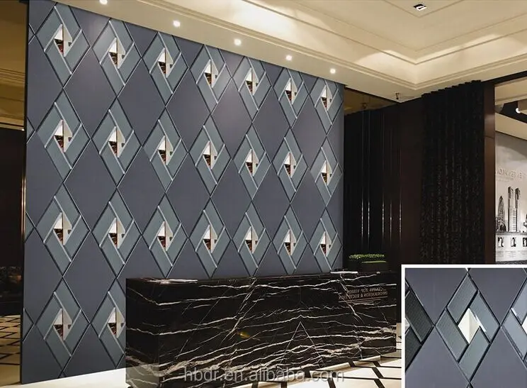 Art wall mirror glass for background decoration