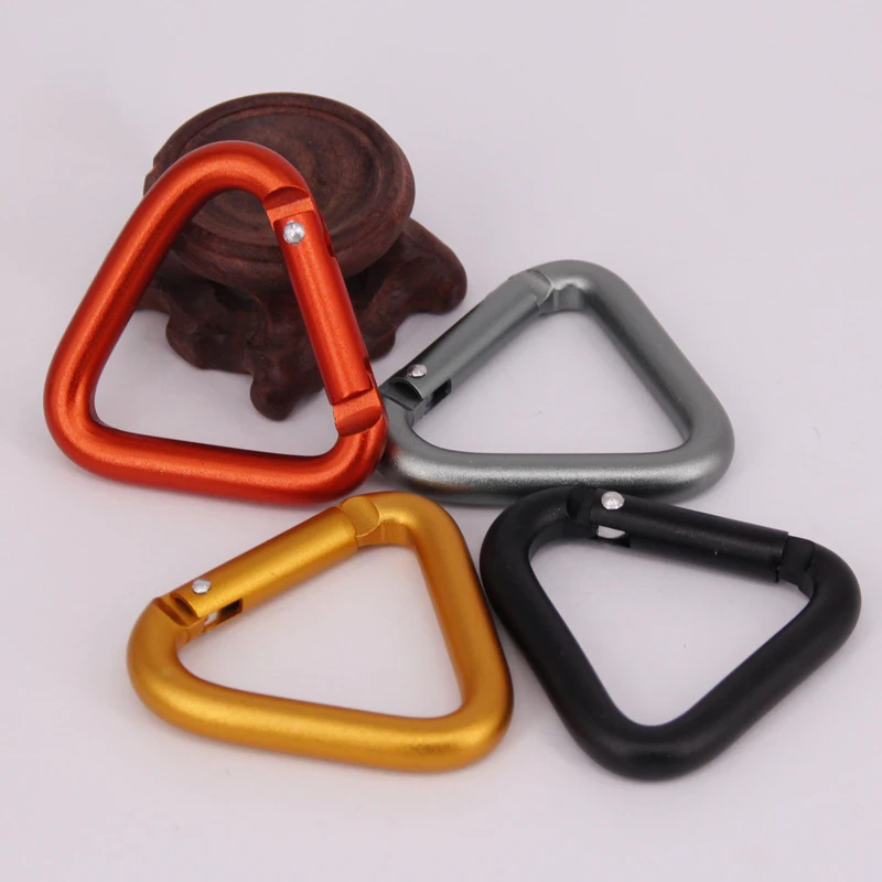 Factory Direct Triangle Carabiner Outdoor Aluminum Buckle Hooks