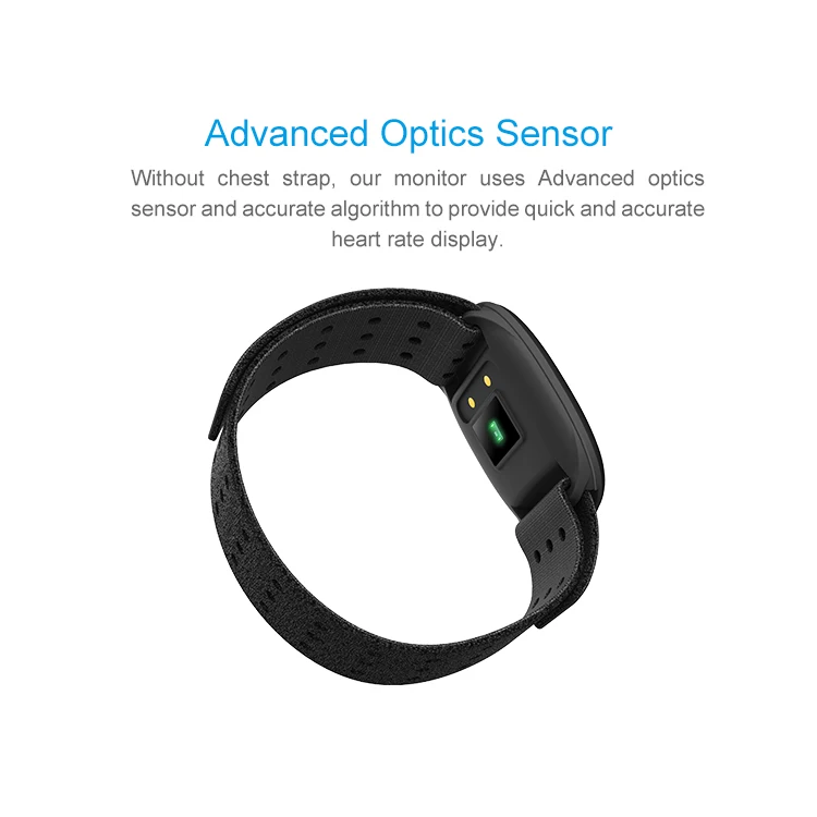  CooSpo Bluetooth ANT + браслет для измерения пульса с запасными
