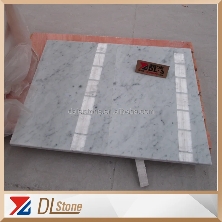 Italy Marble Bianco Carrara White Marble Tile Polished Marble Floor Wall Panel Tile