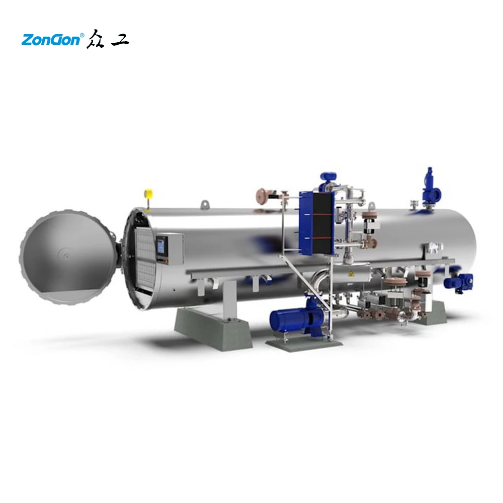 Food grade stainless steel canned food retort sterilizer autoclave machine