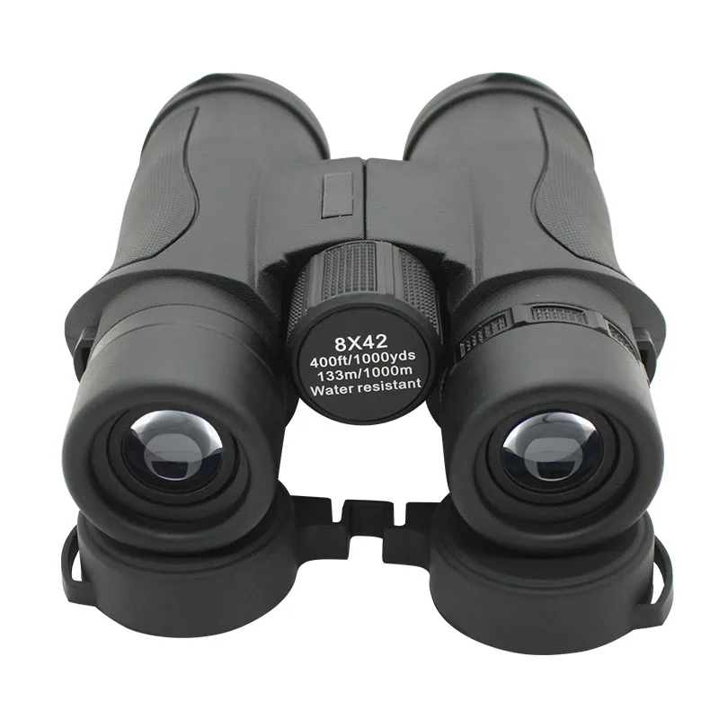 (BM-4077)High Power 8X42 FMC Lens Big Eye Wide Angel View Long Distance Outdoor HD Black Center Focus  binoculars