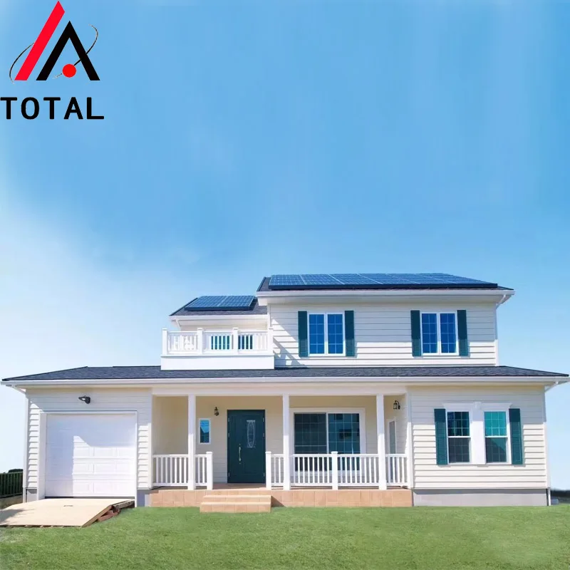 Modern standard luxury prefabricated light steel frame villa