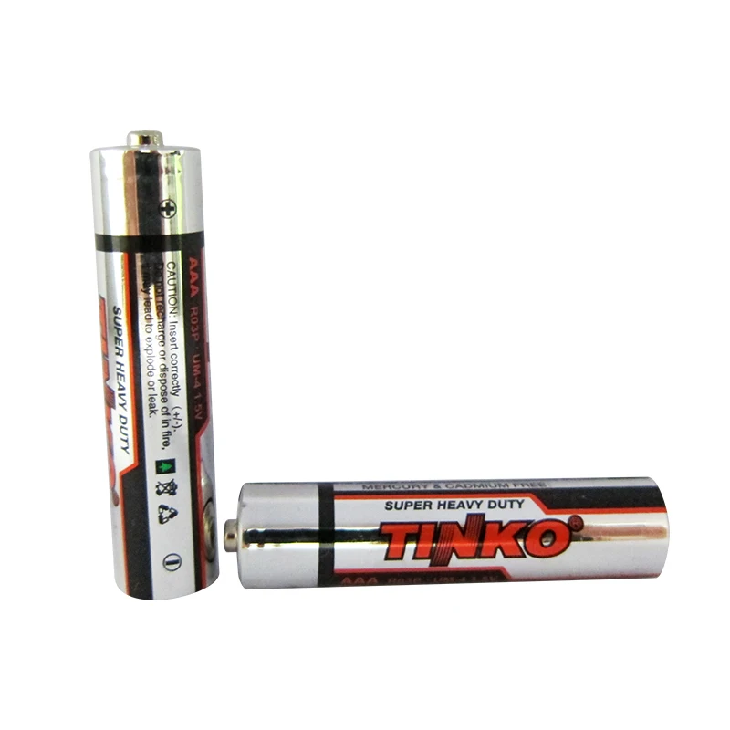 TINKO Carbon zinc um-4 1.5v r03p size aaa um4 dry battery