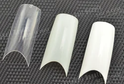 Hot new products French C cover white Fingernail matte style tips with factory prices nail clipper
