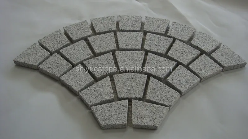 G603 Flamed Cobble Round Paving Stone