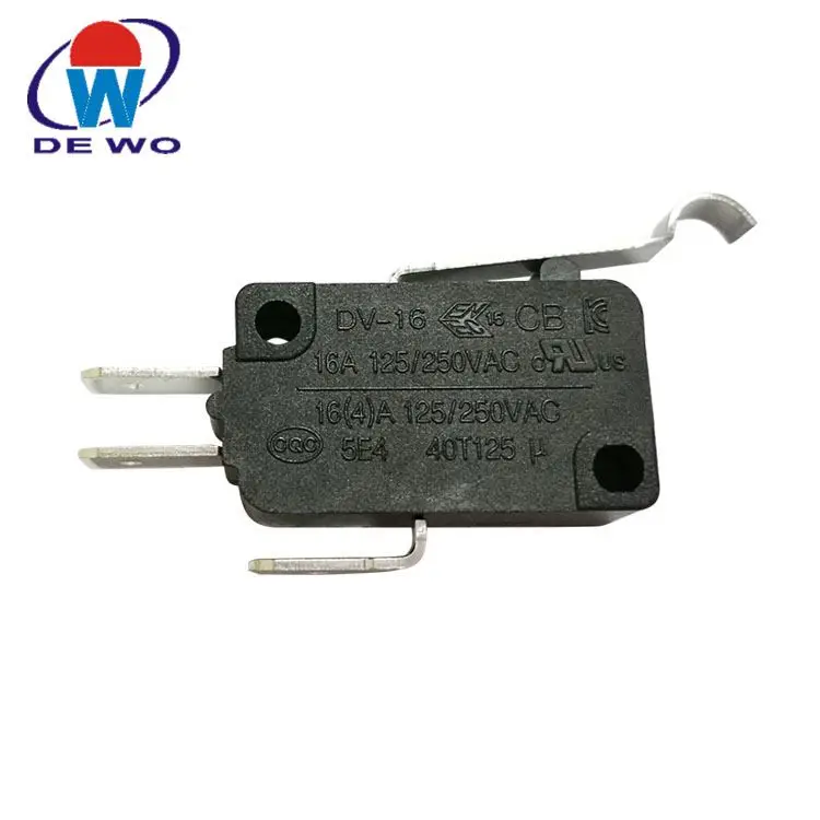 Китай, kw3a 16a 10t105 250v snapaction cqc, серебристый контактный микропереключатель