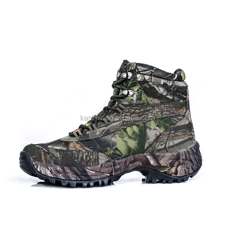 Stock outdoor king-tex waterproof camouflage hunting boots for men,low MOQ