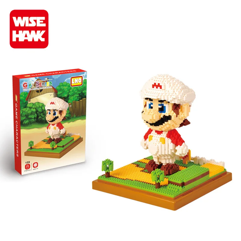 Best plastic diamond block super mario bros characters toys for wholesales