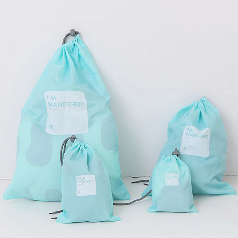 OEM завод оптом пользовательский пылезащитный рекламный дорожный мешок для мытья обуви одежды водонепроницаемый полиэфирный мешок для хранения на шнурке