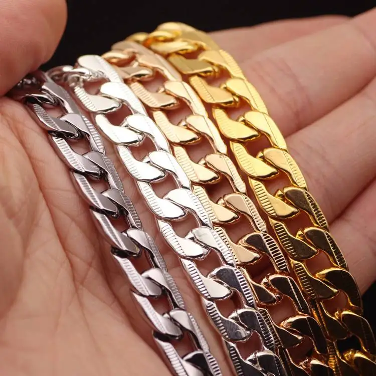 JB-19 Hip Hop Jewelry 18kgp Necklace Price Mens Chain Necklace