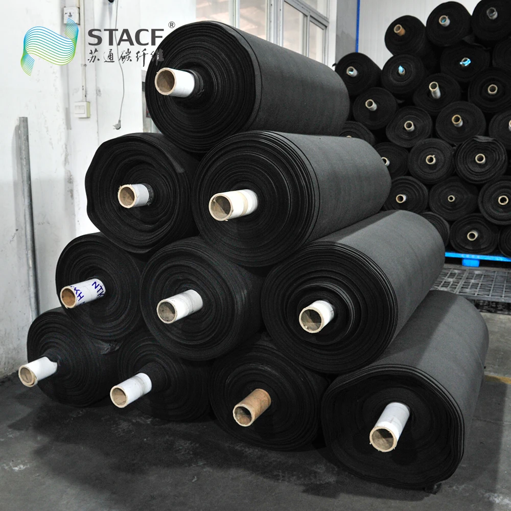 High Quality Activated Carbon Fiber Fabric Odor Absorbing ACF Fabric Filter Mat