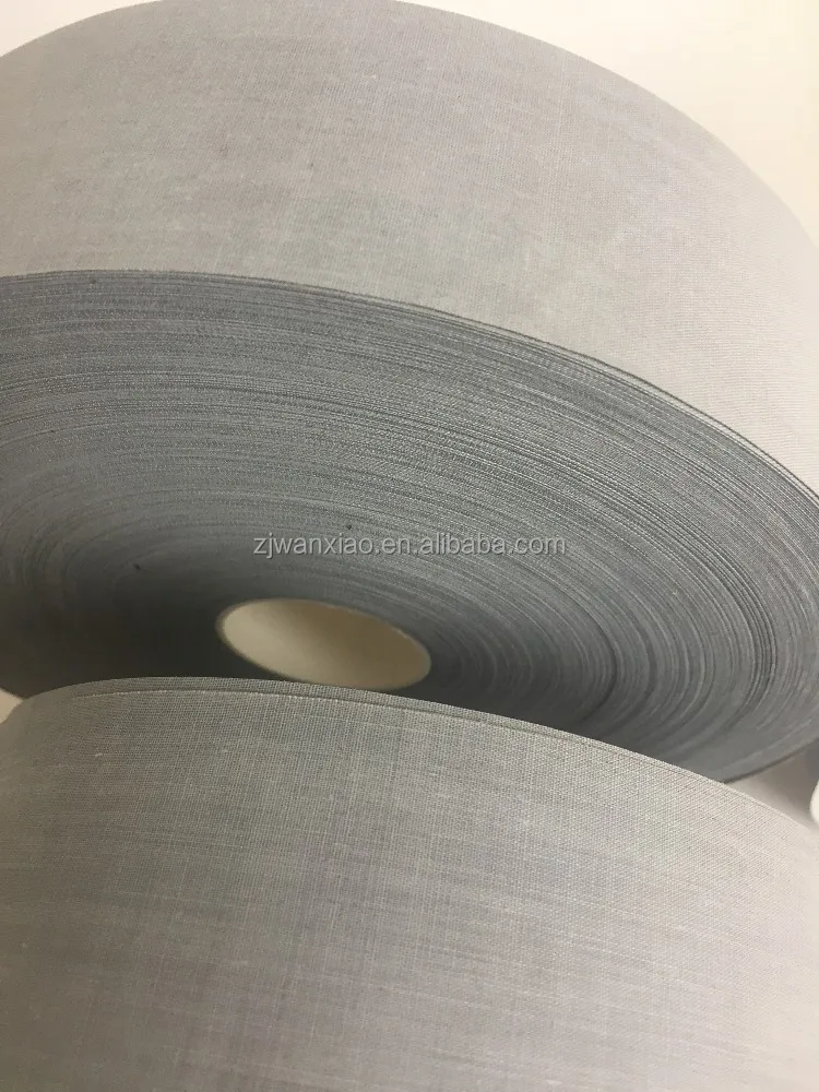 Polyester TC Customized 3M Reflective Fabric Tape 5MM Sew On For Clothing