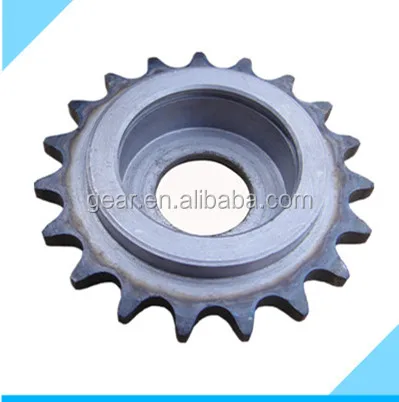 
ASA standard driven chain idler sprocket with bearing bore 