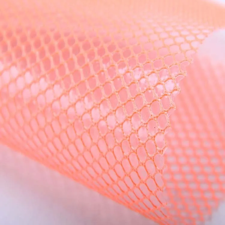 300gsm polyester PVC mesh fabric for pencil case bags