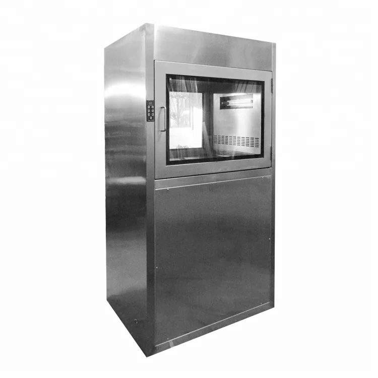 purification clean room cleanroom equipment of stainless steel DOP pass box with electronic interlocking