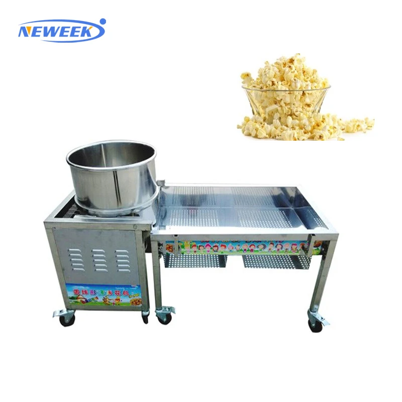NEWEEK commercial flavored spherical kettle corn popcorn popper machine