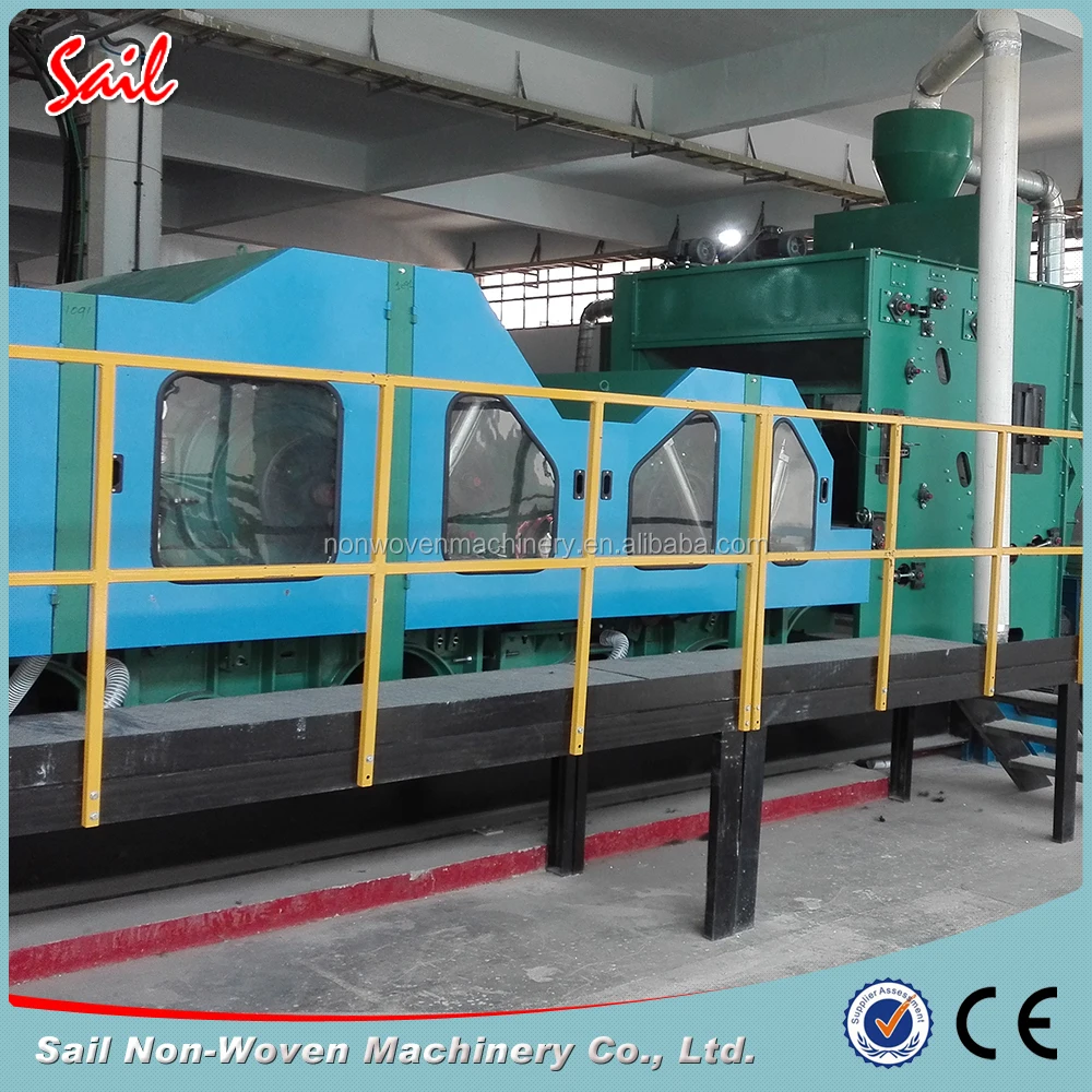 Nonwoven fabric machine needle punching felt making production line