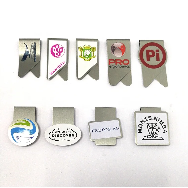 
High Quality Various Designs Customized Note book mark Metal Clip 