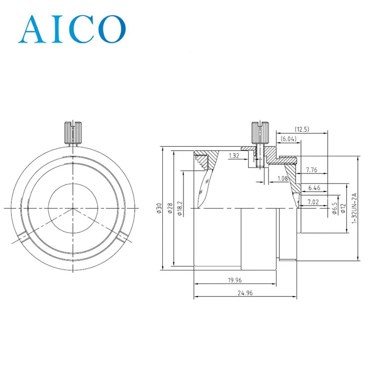 F#1.8 5mp focal length 6.2mm cs-mount low no distortion rectilinear csmount cctv lens for 1/2.5inch sensor camera