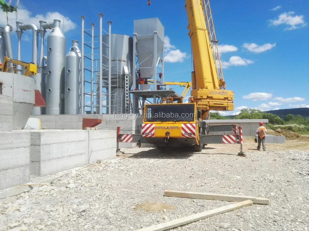 Fengyu 5MW wood chip waste biomass power plant under installation in Crotia