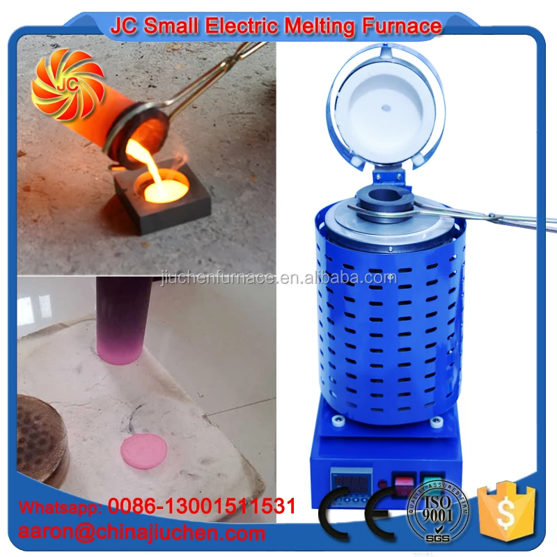 1150 Degree Mini JC Brand electric melting furnace for gold silver brass