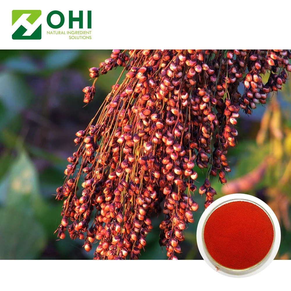 Food grade Brown Red Powder Sorghum Extract