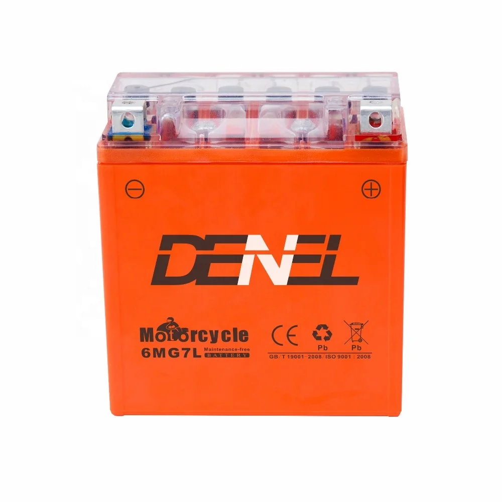 12 v батареи свинцово-кислотная АКБ для мотоциклов, 6MG7L